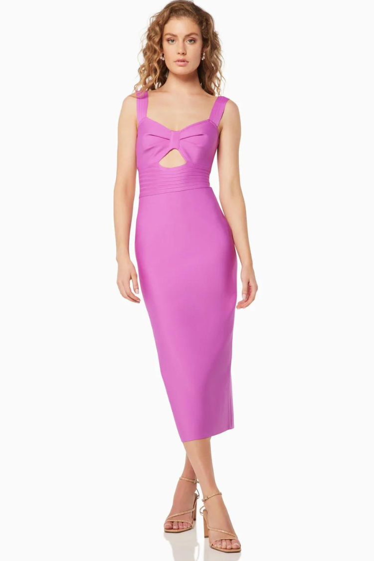 rosa lilac bodycon dress elliatt