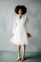 cream tulle dress, cream tulle sparkle dress