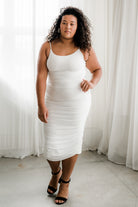 Sam White Bodycon Midi Dress 3X Sam White Bodycon Midi Dress 3X