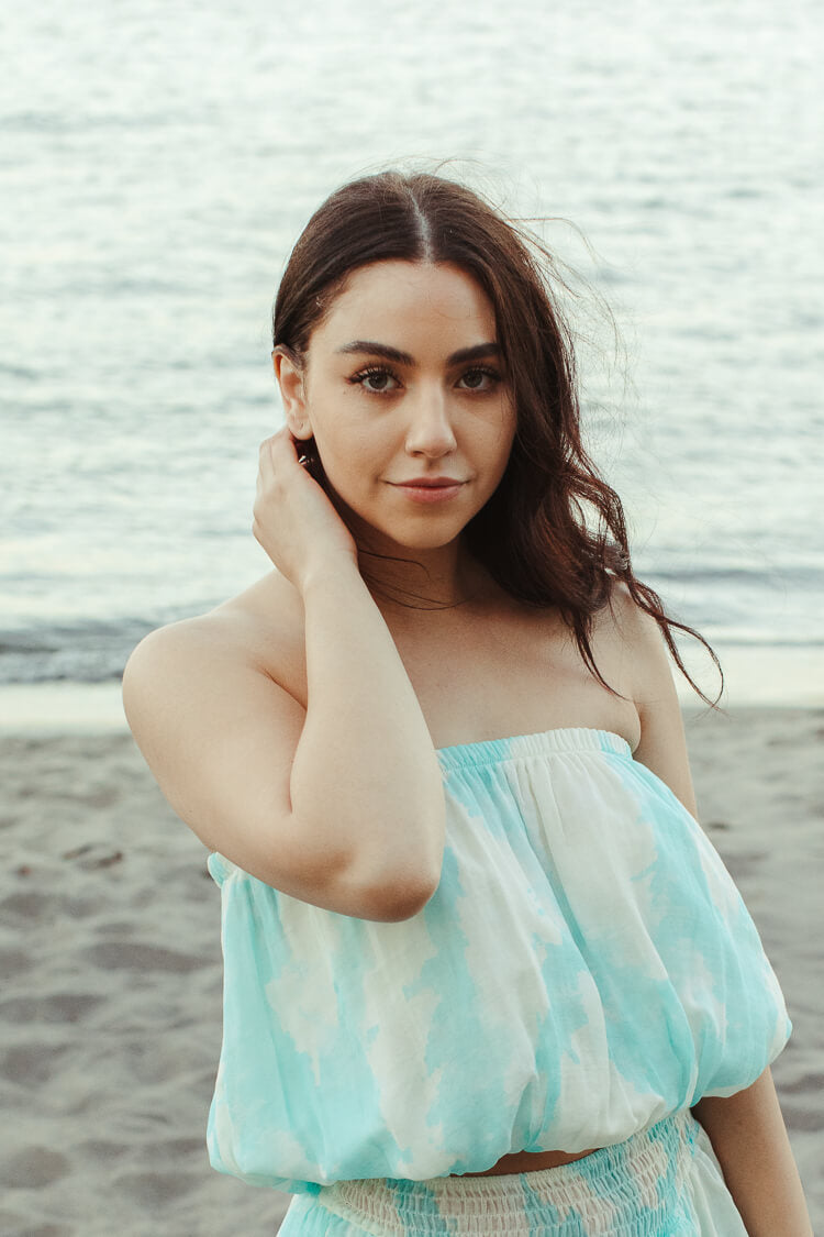 Isla Watercolor Strapless Tube Top FINAL SALE